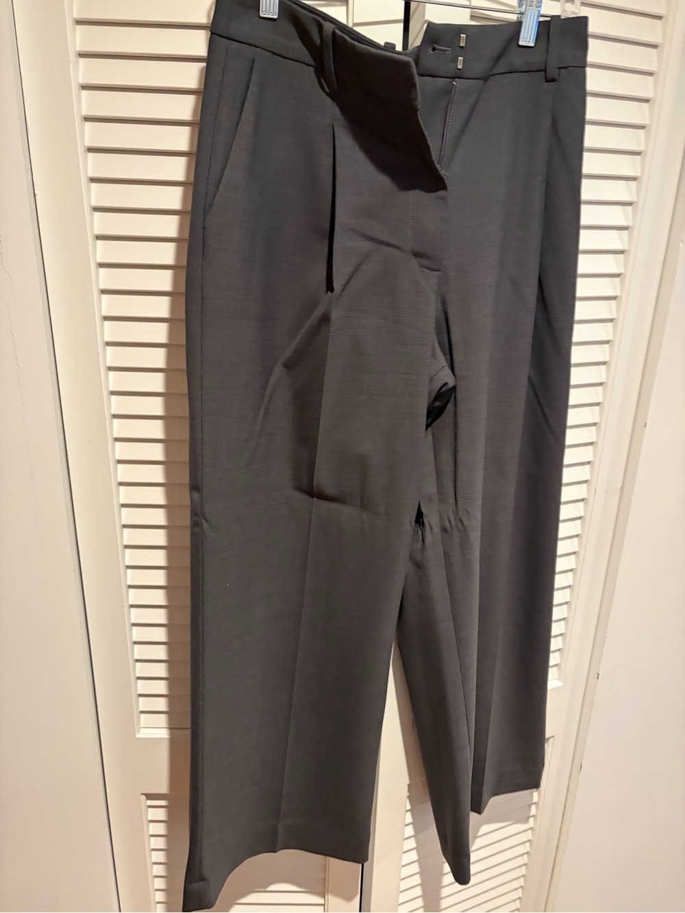 Women’s Classic Gray Dress Pants - Tailored Work Trousers